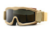 GSF Airsoft Flak Tactical Goggles w/ 2 Extra Lenses