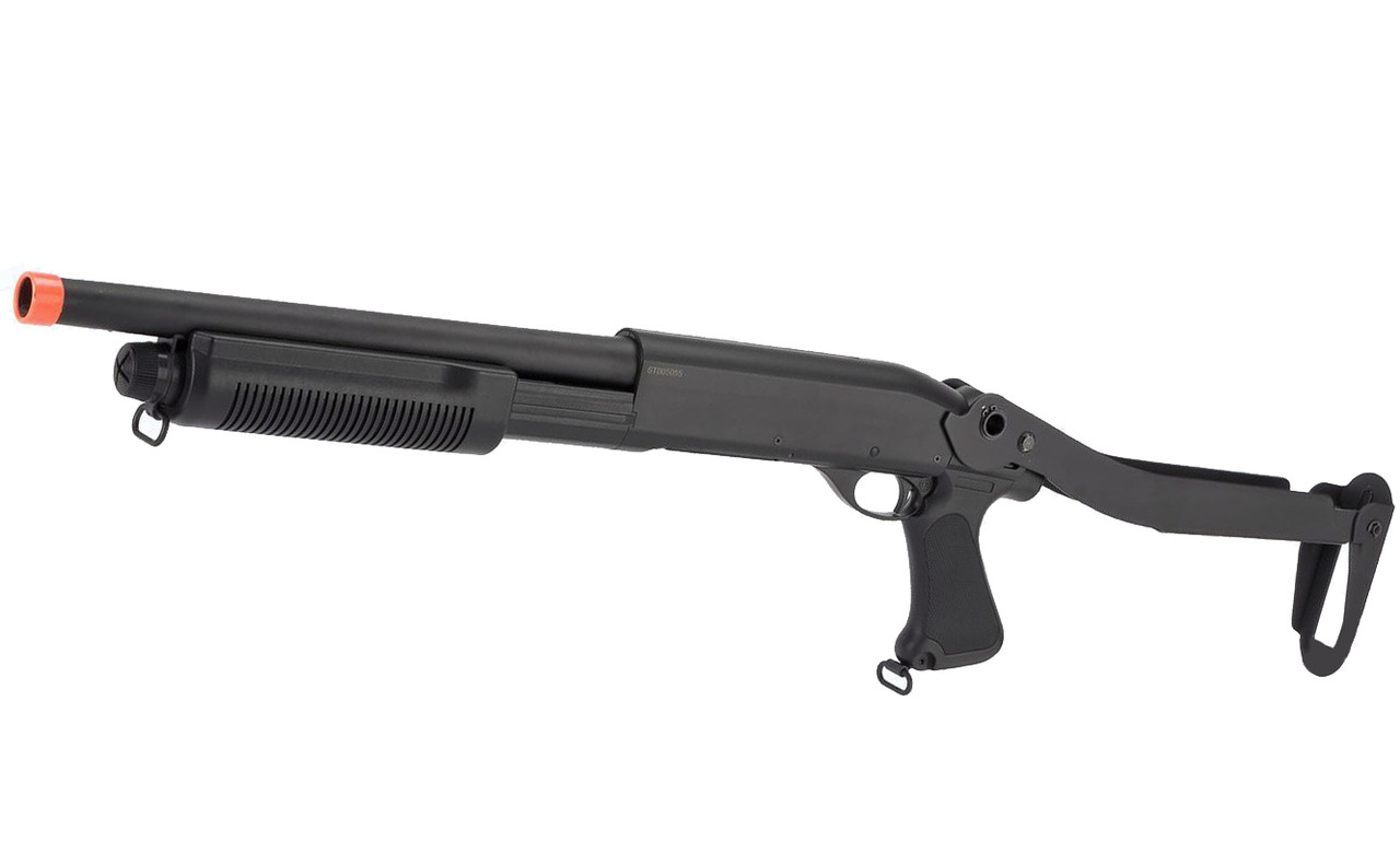 CYMA M870 3rd Burst Spring Shotgun w/ Folding Stock