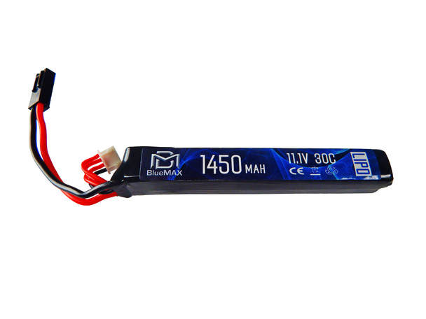 BlueMax 11.1v 1450mAh 30c Lipo Battery Stick