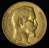 1856-A France Gold 20 Francs - Paris Mint - Free Shipping USA