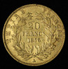 1856-A France Gold 20 Francs - Paris Mint - Free Shipping USA