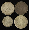 1874,1940 & 1945 India Rupee & 1944 Half Rupee - Free Shipping US