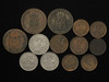 1816-1912 Lot of 13 Austria Heller and Kreuzer Coins - Free Shipping USA