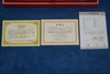 2008 China Olympics Gold Medallion For Best Wishes of Mascots Set - Free Ship US