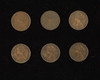 Lot of (6) 1860's Great Britain Farthings - Free Shipping US
