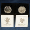 Complete Set of 2021 Morgan & Peace Silver Dollars w/ Box & COA - Free Ship USA