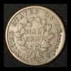 1804 Half 1c Spiked Chin Half Cent- Free Shipping USA