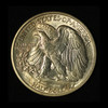 1918 50c Walking Liberty Silver Half Dollar Lightly Cleaned Great Luster