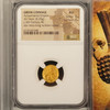 Achaemenid Empire AV Gold Daric, 5th Century BC Hero King, Bow+Spear NGC AU 3/4 Achaemenid Empire AV Gold Daric, 5th Century BC Hero King, Bow+Spear NGC AU 3/4