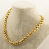 Fope 18k Yellow Gold 18" 8mm Squared Rolo Chain Necklace, 65.9g - Free Ship USA