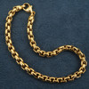 Tiffany & Co. 18k Yellow Gold Rounded Box Chain Bracelet, 7.5" - Free Ship USA