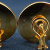 Rare Asch Grossbardt 14k Gold, Diamond & Multistone Inlay Earrings- Free Ship US