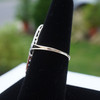 Antique Edwardian 14k Solid Yellow Gold Diamond Ring, 1900s - Free Shipping USA