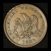1837 Hard Times Half Cent Token - Free Shipping USA