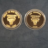 Highland Mint 1996 Chicago Bulls Mint Set One Troy oz .999 Silver - Free Ship US