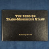 1898 U.S. Scott #293 $2 Trans-Mississippi Ead's Bridge Stamp w/PCS Book, MHR/LH