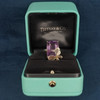 Tiffany & Co. Sterling Silver, 18k Gold & Amethyst Butterfly Lovebug Ring Size 7
