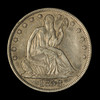 1858-O 50c Seated Liberty Silver Half Dollar - Free Shipping USA