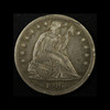 1846 $1 Seated Liberty Silver Dollar- Free Shipping USA