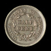 1855 H1C Braided Hair Half Cent - Free Shipping USA