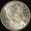 1909 25c Barber Quarter - Great Luster - Free Shipping USA