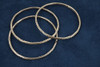 John Hardy Sterling Silver Bangle Bracelets Set of 3 - Free Ship USA