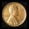 1926-S 1c Lincoln Penny UNC with Color- Free Shipping USA