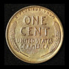 1926-S 1c Lincoln Penny UNC with Color- Free Shipping USA