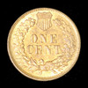 1874 1c Indian Head Cent-Red Brown Coloring- Free Shipping USA