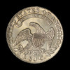 1831 50c Capped Bust Silver Half Dollar - Free Shipping USA