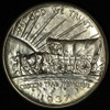 1937-D 50c Oregon Trail Commemorative Half Dollar - Free Shipping USA