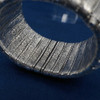 Konstantino Wide Sterling Silver Bangle w/18k Gold Safety Catch - Free Ship USA