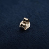 EFFY BH 1.0 TCW Round Cut Diamond 18k White Gold Stud Earrings - Free Ship USA
