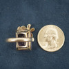 Tiffany & Co. Sterling Silver, 18k Gold & Amethyst Butterfly Lovebug Ring Size 7