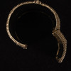 Barbara Bixby Sterling, 18k, Multi-Stone & Leather Castle Garden Cuff Bracelet