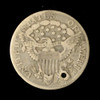 1805 10c Draped Bust Dime, Holed, Nice Details - Free Shipping USA
