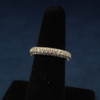 Beautiful Daniel K 18k Solid White Gold Diamond Band - Free Shipping USA