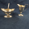 Gorham for Shreve. Crump & Low Co. Sterling Creamer & Sugar Bowl Inscribed