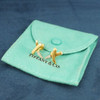 Tiffany & Co. x Paloma Picasso 18k Yellow Gold & Diamond X Kiss Earrings, 3g