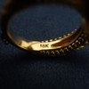 Barbara Bixby 18k Solid Gold Multi-Stone Ethereal Cross Ring - Free Shipping USA