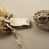 Two-Tone 18k Gold & Diamond Clasp & Pendant Two Strand 6mm Pearl Choker Necklace
