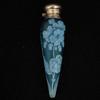 Thomas Webb Cameo Glass Perfume Bottle Mounted w/Tiffany & Co. Sterling Closure