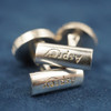 Asprey 18k White Gold Pavé Diamond & Amethyst Cufflinks - Free Shipping USA