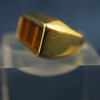 Tiffany & Co. 18k Yellow Gold Tigers Eye Ring Size 2.75 - Free Shipping USA