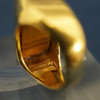Tiffany & Co. 18k Yellow Gold Tigers Eye Ring Size 2.75 - Free Shipping USA