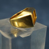 Tiffany & Co. 18k Yellow Gold Tigers Eye Ring Size 2.75 - Free Shipping USA