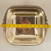Cartier Sterling Silver Two-Handle Rounded Square Serving Dish - Free Ship US