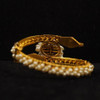 Antique Victorian 18k Yellow Gold & Multistone Two Headed Snake Cha-Cha Bracelet