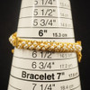 Antique Victorian 18k Yellow Gold & Multistone Two Headed Snake Cha-Cha Bracelet