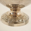 Antique James Thomson Botanical Repousse Coin Silver Teapot 1830s - Free Ship US